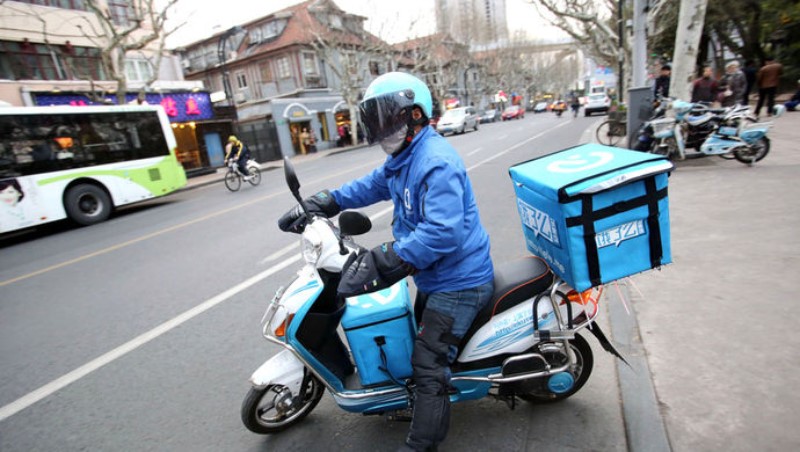 Blue food hot sale delivery